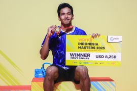 Chico akhiri paceklik gelar selama beberapa waktu dengan juarai Indonesia Masters 2025