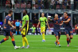 Inter Milan meraih kemenangan 2-1 atas Sassuolo di Giuseppe Meazza