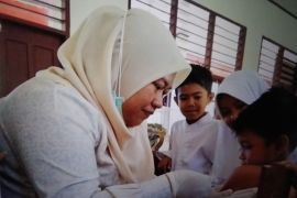 Pasaman Barat telah lakukan imunisasi campak terhadap 4.412 siswa kelas 1 SD