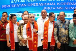 Bupati Langkat hadiri konsolidasi Koperasi Merah Putih