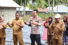 Polri dan pemerintah di Kabila Bone mendukung program ketahanan pangan