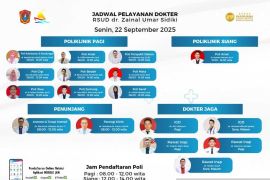 RSUD ZUS Gorontalo Utara umumkan jadwal pelayanan awal pekan