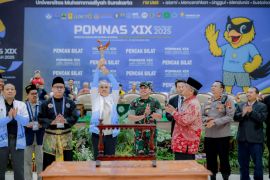 Rektor UMS ajak atlet junjung sportivitas pada pembukaan POMNAS XIX 2025 cabor pencak silat