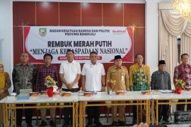 Pemprov Bengkulu Rembuk Merah Putih jaga kewaspadaan radikalisme