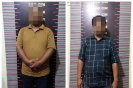 Polsek Tanjung Pura Langkat amankan diduga dua pelaku pungutan liar