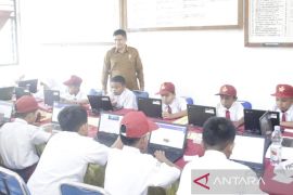 Plt Kadisdikbud Palas monitoring pelaksanaan ANBK tingkat SD