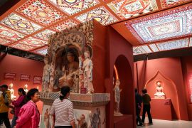 Mengintip suasana Pameran Budaya Internasional Jalur Sutra di Dunhuang