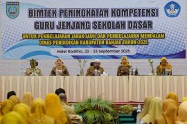 Ratusan  Guru SD di Kabupaten Banjar kenali pembelajaran jarak jauh