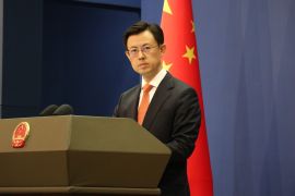 China urges global consensus on two-state solution