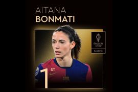 Aitana Bonmat raih Ballon d'Or putri 2025, hat-trick gelar beruntun