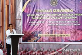 LPKA Gorontalo menjalankan program keterampilan kerajinan anak binaan