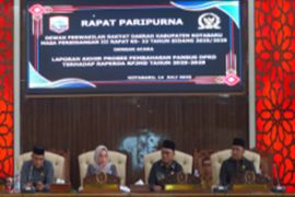 DPRD Paripurnakan Raperda tentang rencana tata ruang