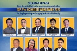 15 peneliti UI raih 17 penghargaan pada "Top 2 Percent Scientist Worldwide"
