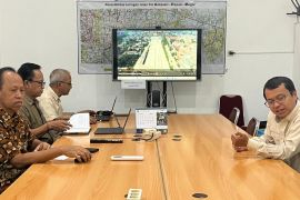 Ubaidilah bahas solusi Banjir Krukut bersama Direktur Pengelola Jalan Tol Desari