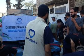Teman Baik salurkan bantuan 10 ribu liter air bersih di Gaza Utara