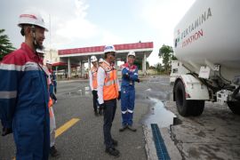 Pertamina tinjau kesiapan distribusi avtur di Bandara Syamsudin Noor