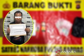 Polisi amankan seorang buruh tani di Kapuas Timur, diduga edarkan sabu