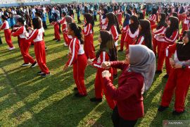 Senam virtual di Kota Madiun