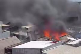 Lompatan bunga api perluas kebakaran di Tamansari Jakbar