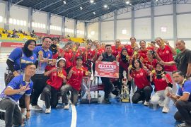 Atlet ABTI putri Langkat juara satu dan putra juara kedua kejurda di Deli Serdang