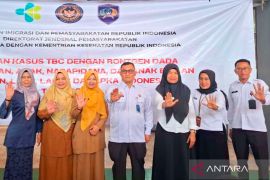 164 orang WBP Rutan Kelas IIB Padang Panjang ikuti penemuan kasus TBC