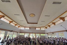 Asmo Kalbar tumbuhkan #Cari_aman di SMPN 21 Pontianak