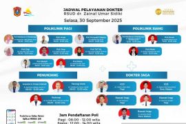 RSUD ZUS Gorontalo Utara umumkan jadwal pelayanan Selasa, 30 September 2025
