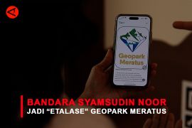 Feature - Bandara Syamsudin Noor jadi “etalase” Geopark Meratus Bagian 2