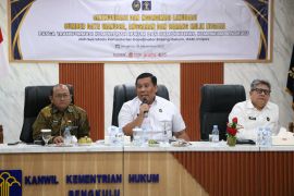 Kemenko Kumham Imipas-Kemenkum Bengkulu sinkronisasi pascatransformasi