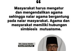 MUI Palu: Masyarakat harus kendalikan nalar agar agama dipahami sesuai nilai kemanusiaan