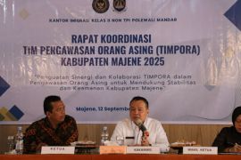 Imigrasi Polman gelar rakor Timpora Kabupaten Majene