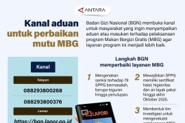 Kanal aduan untuk perbaikan mutu MBG