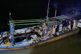 Polda Bangka Belitung amankan kapal bermuatan pasir timah