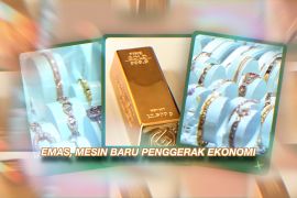 Emas, mesin baru penggerak ekonomi