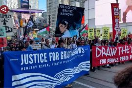 PM Kanada diprotes soal kebijakan imigran, iklim, dan masyarakat adat