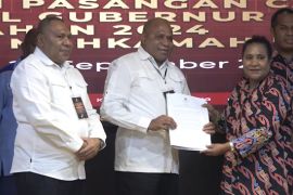 KPU Papua tetapkan Mathius–Aryoko jadi Gubernur terpilih