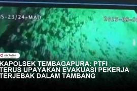 TUJUH PEKERJA TERJEBAK LONGSOR DI AREA TAMBANG BAWAH TANAH PT FREEPORT