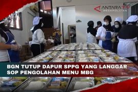 BGN tutup dapur SPPG yang langgar SOP pengolahan menu MBG