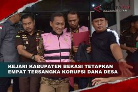Kejari Kabupaten Bekasi tetapkan empat tersangka korupsi dana desa