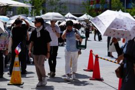 Jepang catat 100 ribu orang lebih dilarikan ke RS akibat heat stroke