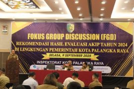 Inspektorat Palangka Raya dorong perangkat daerah tingkatkan implementasi AKIP