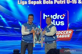 90 tim ikuti liga sepak bola putri U15 dan U18 Hydroplus Soccer League