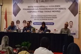 DPKP Kalsel dorong kelembagaan petani jadi korporasi agribisnis