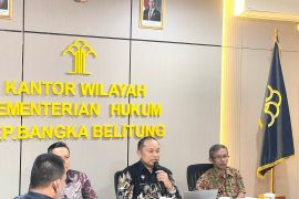 Kemenkum Babel harmonisasi ranperda masyarakat hukum adat Bangka