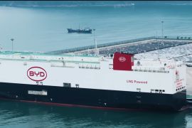 BYD kirim total 1 juta mobil dengan armada kapal raksasa miliknya