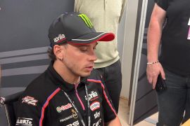 Pembalap Bezzecchi sebut motor Aprilia Racing sedikit berkembang