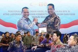 Kemenkum Riau Ikuti Penyerahan LHP BPK RI Tahun 2024