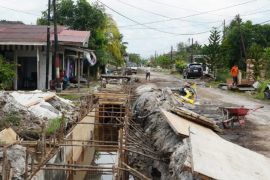 Pembangunan drainase di Palangka Raya capai 50 persen