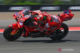 Bagnaia sesalkan kegagalan finis akibat crash saat bersaing podium di GP Prancis