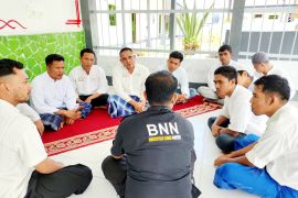 Rutan Lubuk Sikaping bersama BNNK Pasaman Barat rehabilitasi konseling warga binaan